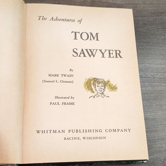 Vintage Tom Sawyer hardback 1955 classic - Picture 3 of 6